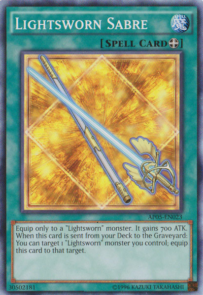 Lightsworn Sabre [AP05-EN023] Common | Jomio and Rueliete's Cards and Comics