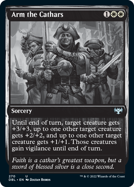 Arm the Cathars [Innistrad: Double Feature] | Jomio and Rueliete's Cards and Comics