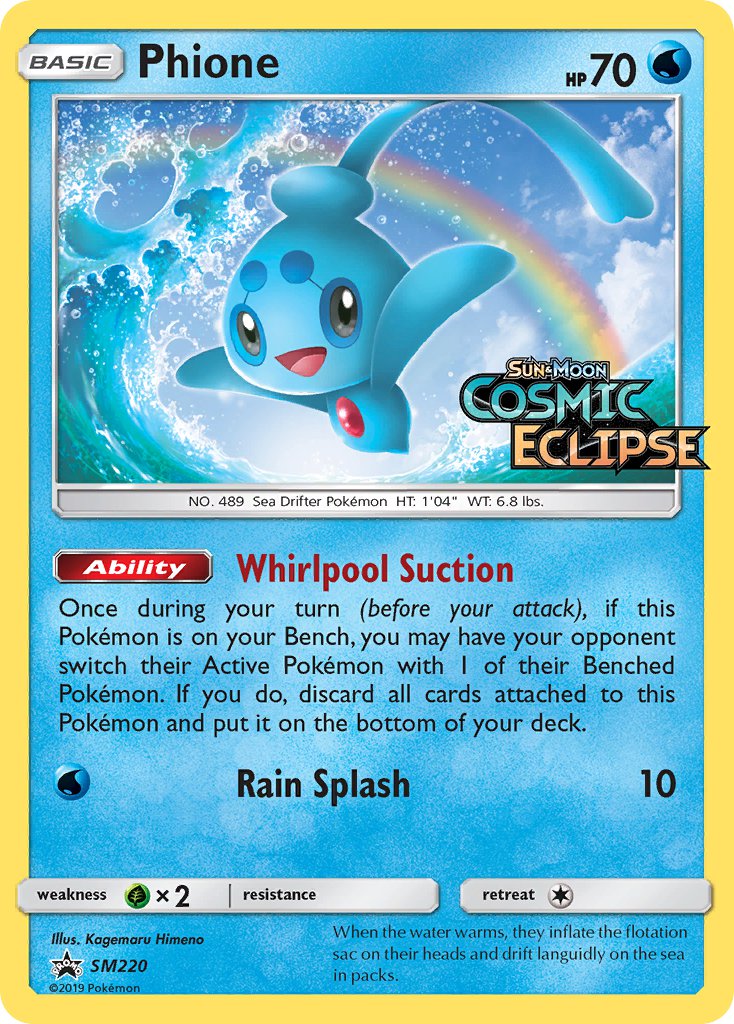 Phione (SM220) [Sun & Moon: Black Star Promos] | Jomio and Rueliete's Cards and Comics