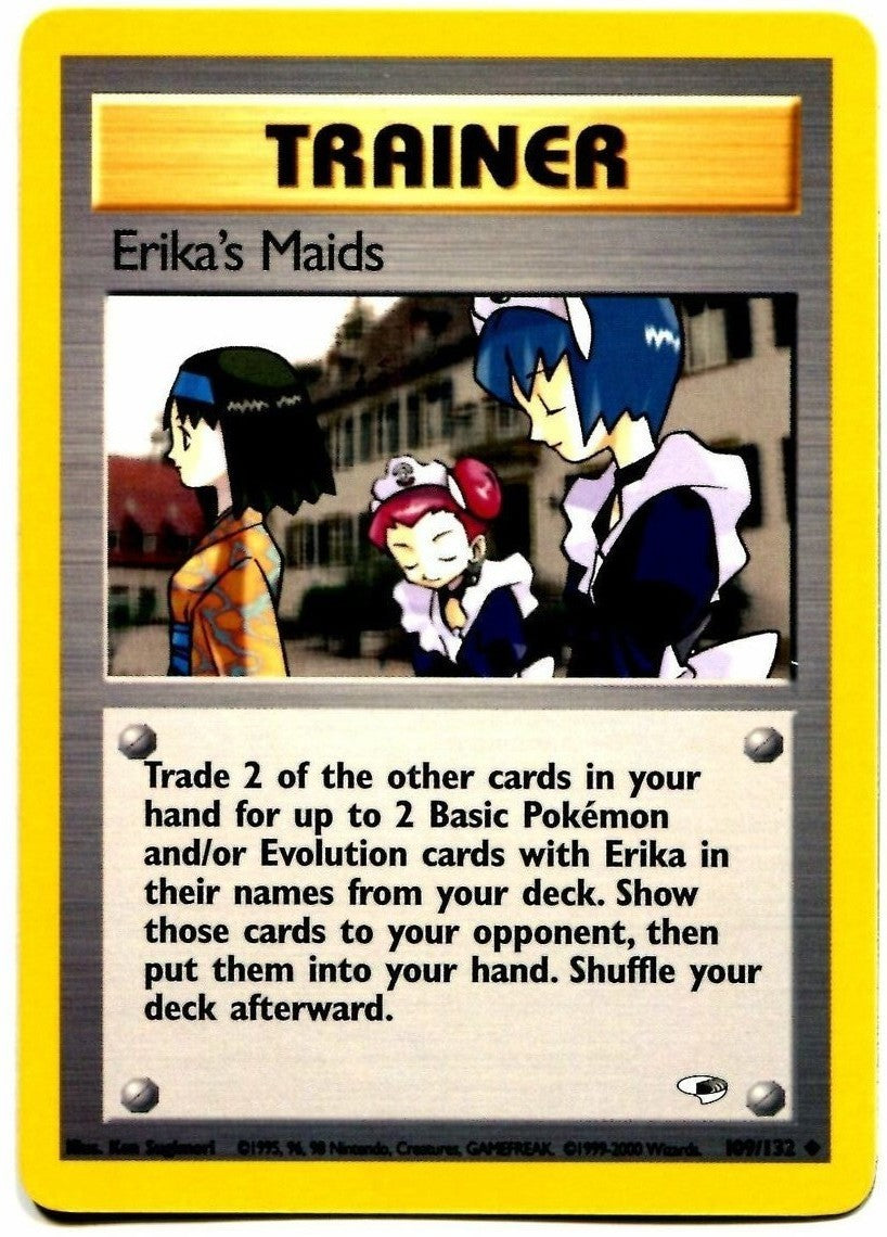 Erika's Maids (109/132) [Gym Heroes Unlimited] | Jomio and Rueliete's Cards and Comics