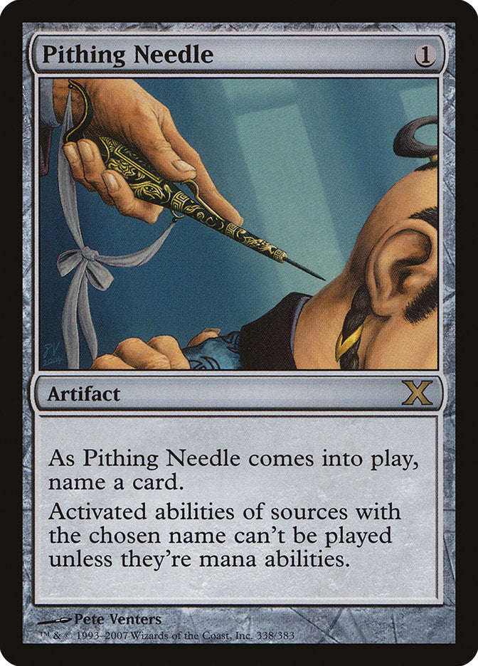 Pithing Needle [Tenth Edition] | Jomio and Rueliete's Cards and Comics