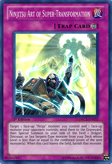 Ninjitsu Art of Super-Transformation [ORCS-EN075] Super Rare | Jomio and Rueliete's Cards and Comics