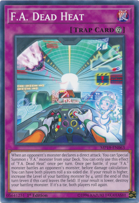 F.A. Dead Heat [MP19-EN063] Common | Jomio and Rueliete's Cards and Comics