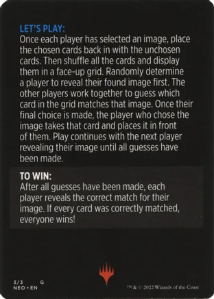 Cyber Simulacrum (Magic Minigame) [Kamigawa: Neon Dynasty Minigame] | Jomio and Rueliete's Cards and Comics