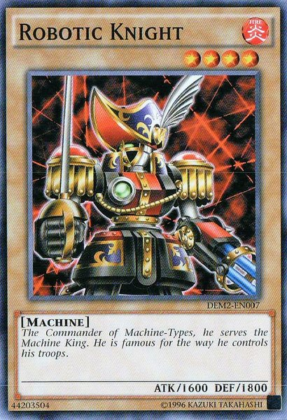 Robotic Knight [DEM2-EN007] Common | Jomio and Rueliete's Cards and Comics