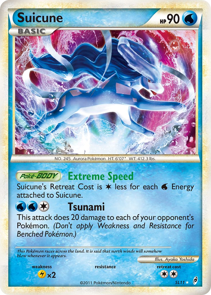 Suicune (SL11) [HeartGold & SoulSilver: Call of Legends] | Jomio and Rueliete's Cards and Comics