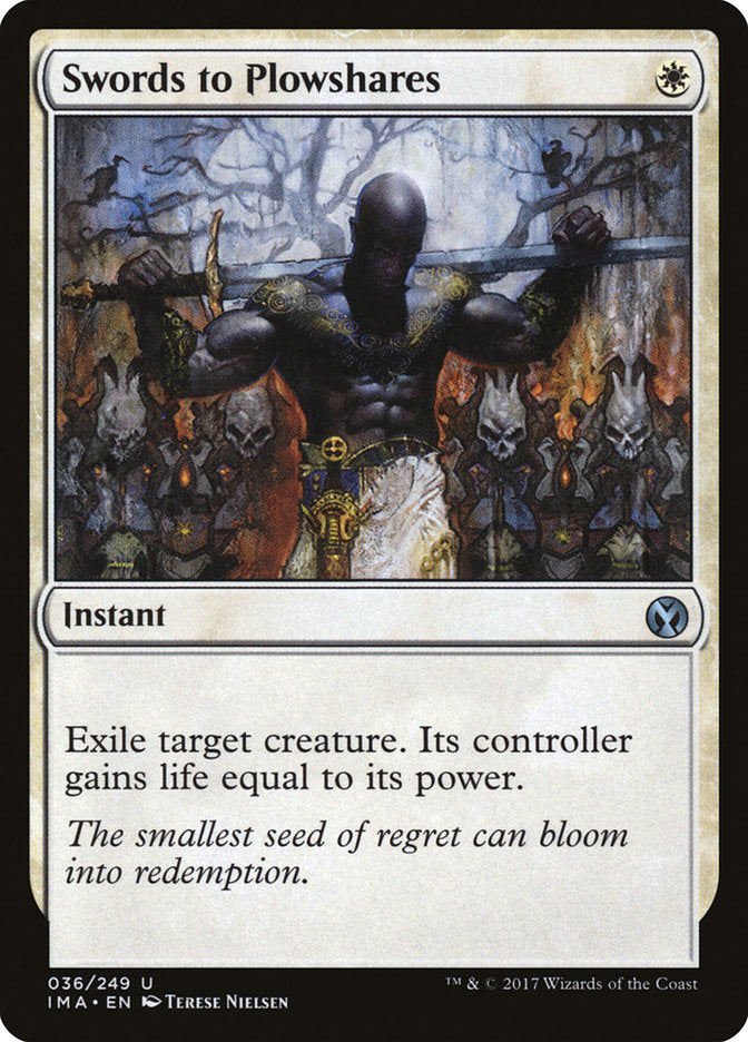 Swords to Plowshares [Iconic Masters] | Jomio and Rueliete's Cards and Comics
