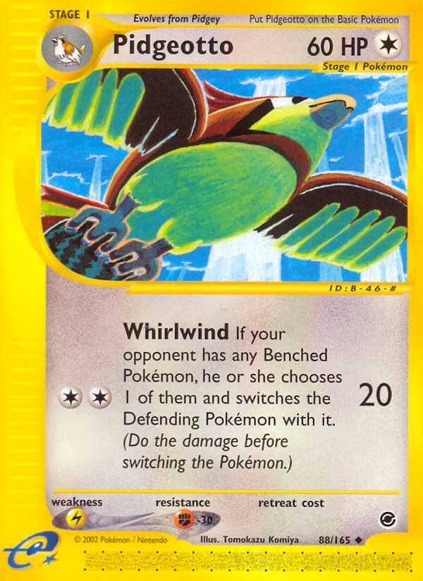 Pidgeotto (88/165) [Expedition: Base Set] | Jomio and Rueliete's Cards and Comics
