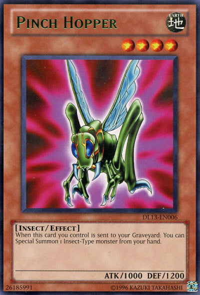 Pinch Hopper (Green) [DL13-EN006] Rare | Jomio and Rueliete's Cards and Comics
