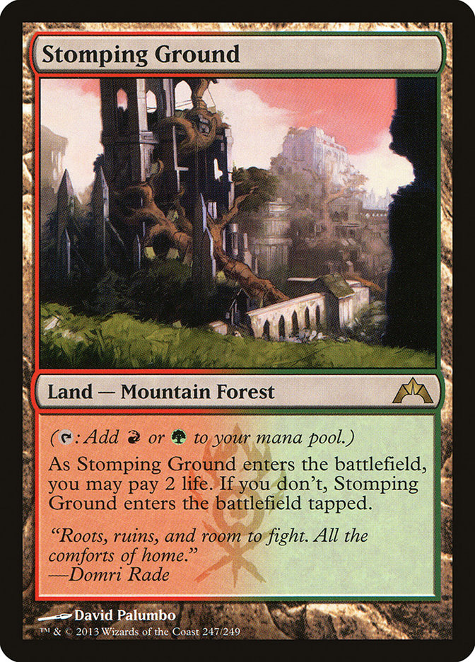 Stomping Ground [Gatecrash] | Jomio and Rueliete's Cards and Comics