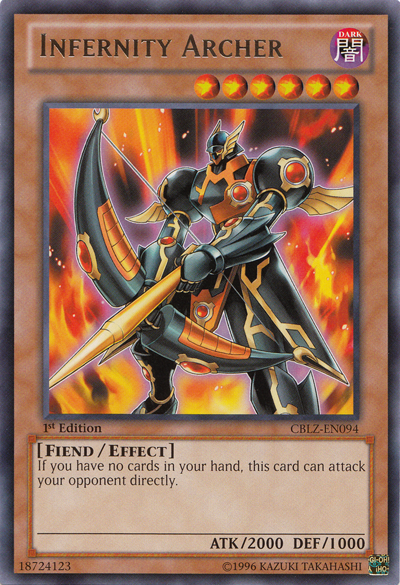 Infernity Archer [CBLZ-EN094] Rare | Jomio and Rueliete's Cards and Comics