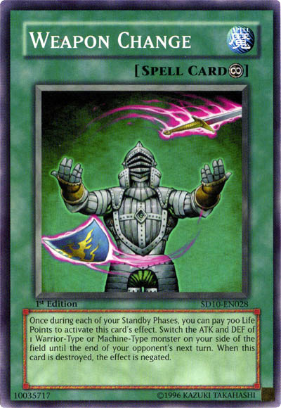 Weapon Change [SD10-EN028] Common | Jomio and Rueliete's Cards and Comics