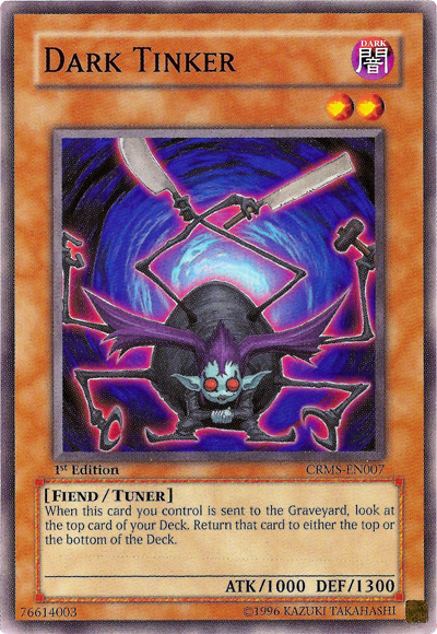 Dark Tinker [CRMS-EN007] Common | Jomio and Rueliete's Cards and Comics