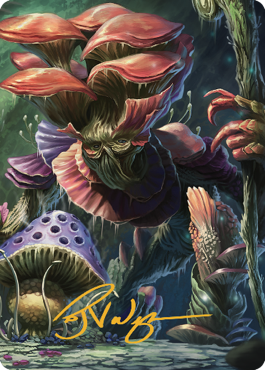 Myconid Spore Tender Art Card (Gold-Stamped Signature) [Commander Legends: Battle for Baldur's Gate Art Series] | Jomio and Rueliete's Cards and Comics
