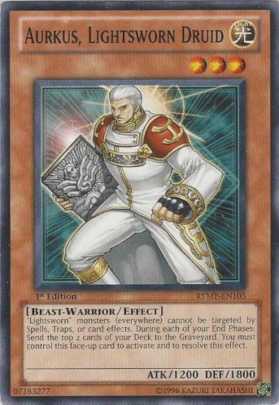 Aurkus, Lightsworn Druid [RYMP-EN105] Common | Jomio and Rueliete's Cards and Comics