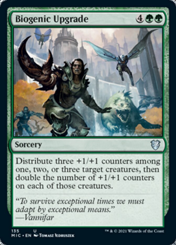 Biogenic Upgrade [Innistrad: Midnight Hunt Commander] | Jomio and Rueliete's Cards and Comics