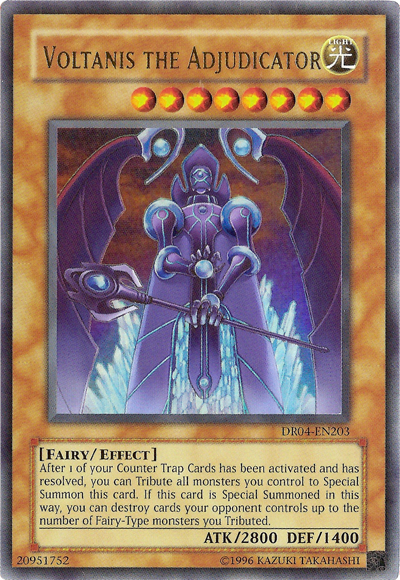 Voltanis the Adjudicator [DR04-EN203] Ultra Rare | Jomio and Rueliete's Cards and Comics