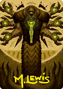 Inquisition of Kozilek Art Card (Gold-Stamped Signature) [Strixhaven: School of Mages Art Series] | Jomio and Rueliete's Cards and Comics
