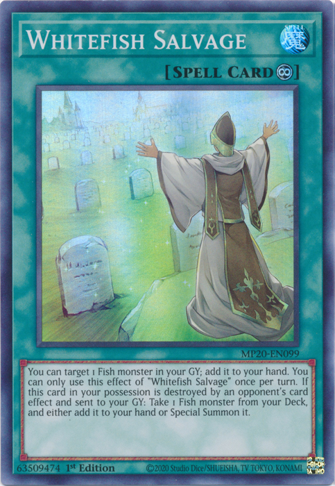 Whitefish Salvage [MP20-EN099] Super Rare | Jomio and Rueliete's Cards and Comics