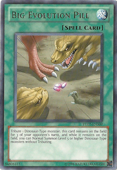 Big Evolution Pill [TU07-EN009] Rare | Jomio and Rueliete's Cards and Comics