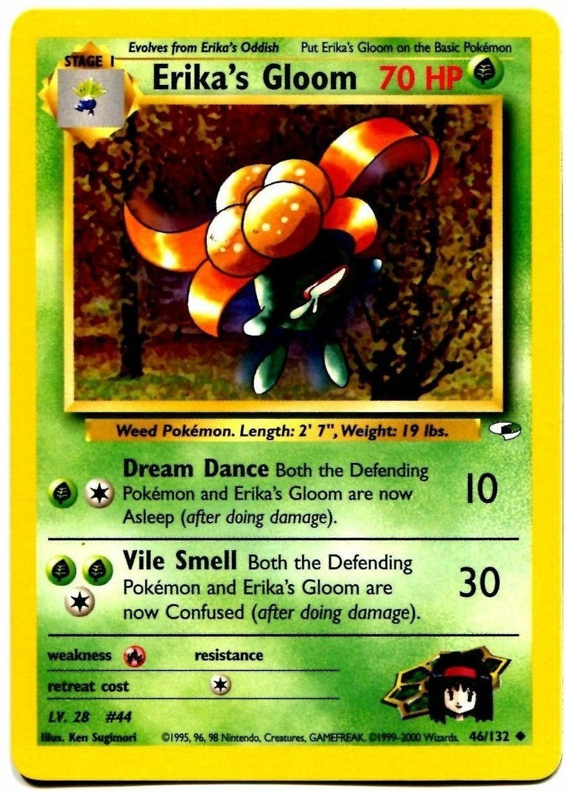 Erika's Gloom (46/132) [Gym Heroes Unlimited] | Jomio and Rueliete's Cards and Comics