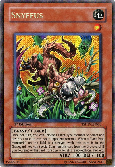 Snyffus [TSHD-EN083] Secret Rare | Jomio and Rueliete's Cards and Comics