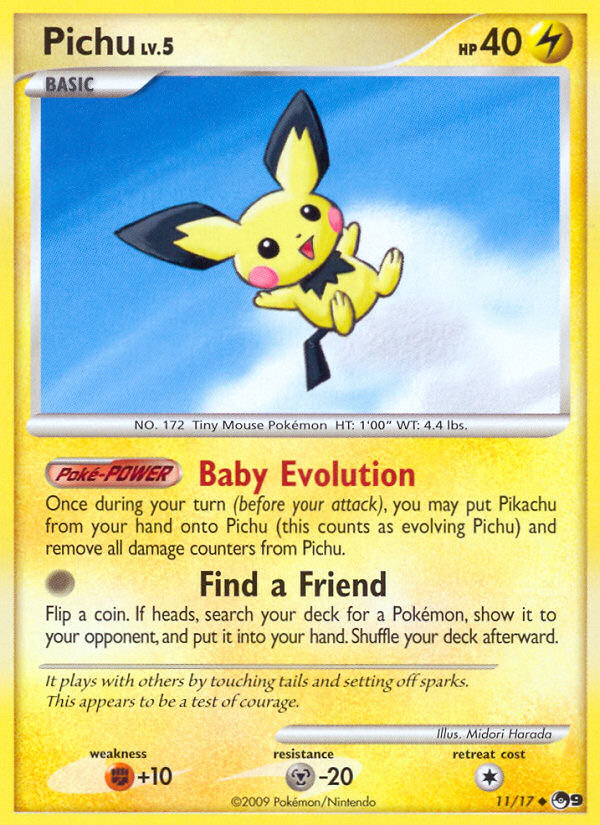 Pichu (11/17) [POP Series 9] | Jomio and Rueliete's Cards and Comics