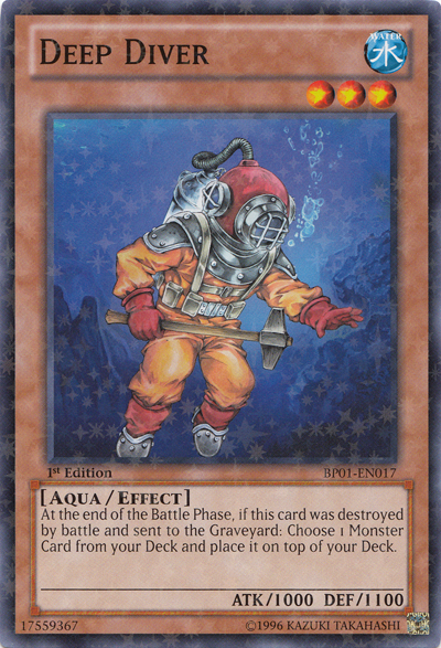 Deep Diver [BP01-EN017] Starfoil Rare | Jomio and Rueliete's Cards and Comics