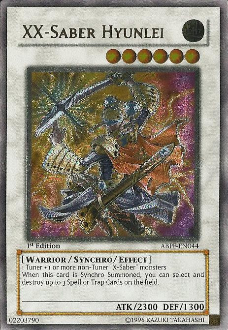 XX-Saber Hyunlei (UTR) [ABPF-EN044] Ultimate Rare | Jomio and Rueliete's Cards and Comics