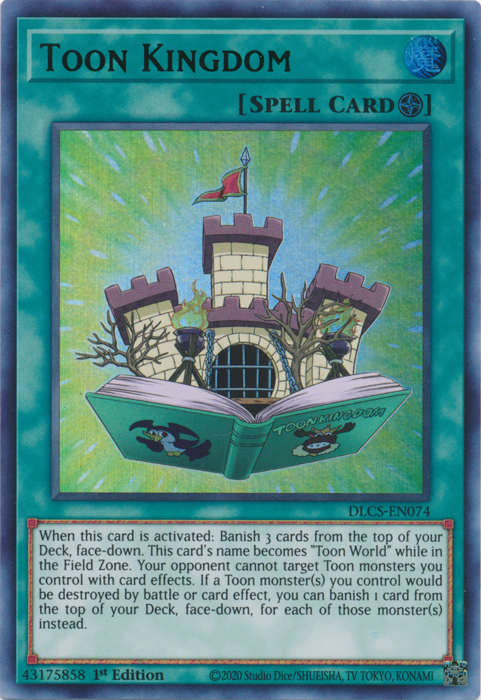 Toon Kingdom (Green) [DLCS-EN074] Ultra Rare | Jomio and Rueliete's Cards and Comics