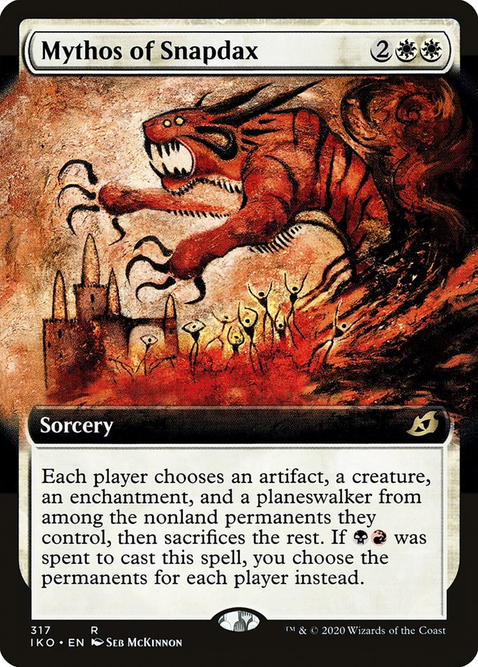 Mythos of Snapdax (Extended Art) [Ikoria: Lair of Behemoths] | Jomio and Rueliete's Cards and Comics