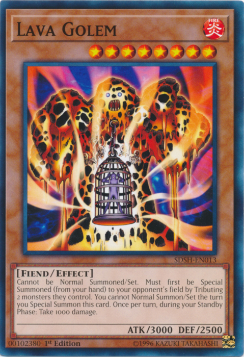 Lava Golem [SDSH-EN013] Common | Jomio and Rueliete's Cards and Comics