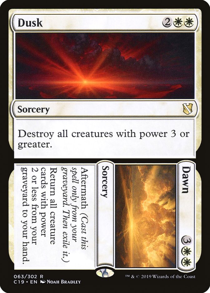 Dusk // Dawn [Commander 2019] | Jomio and Rueliete's Cards and Comics