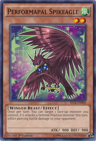 Performapal Spikeagle [SECE-EN004] Common | Jomio and Rueliete's Cards and Comics