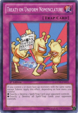 Treaty on Uniform Nomenclature [GENF-EN073] Common | Jomio and Rueliete's Cards and Comics