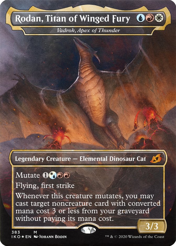 Vadrok, Apex of Thunder - Rodan, Titan of Winged Fury (Godzilla Series) [Ikoria: Lair of Behemoths] | Jomio and Rueliete's Cards and Comics