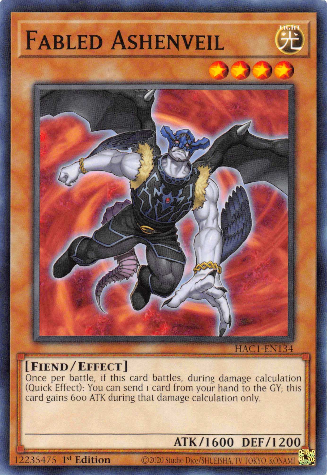 Fabled Ashenveil [HAC1-EN134] Common | Jomio and Rueliete's Cards and Comics