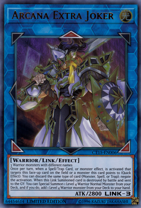 Arcana Extra Joker [CT15-EN006] Ultra Rare | Jomio and Rueliete's Cards and Comics