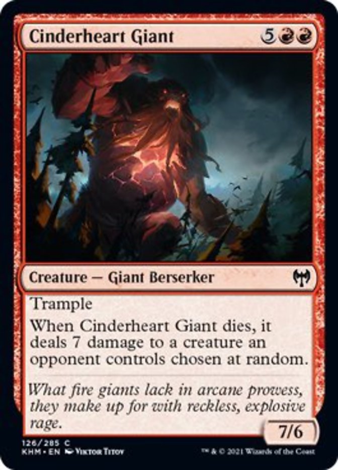 Cinderheart Giant [Kaldheim] | Jomio and Rueliete's Cards and Comics