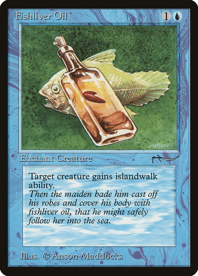 Fishliver Oil (Light Mana Cost) [Arabian Nights] | Jomio and Rueliete's Cards and Comics