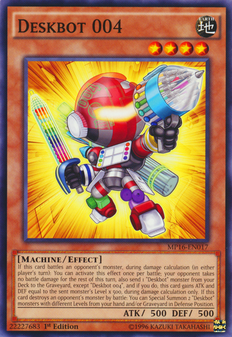 Deskbot 004 [MP16-EN017] Common | Jomio and Rueliete's Cards and Comics