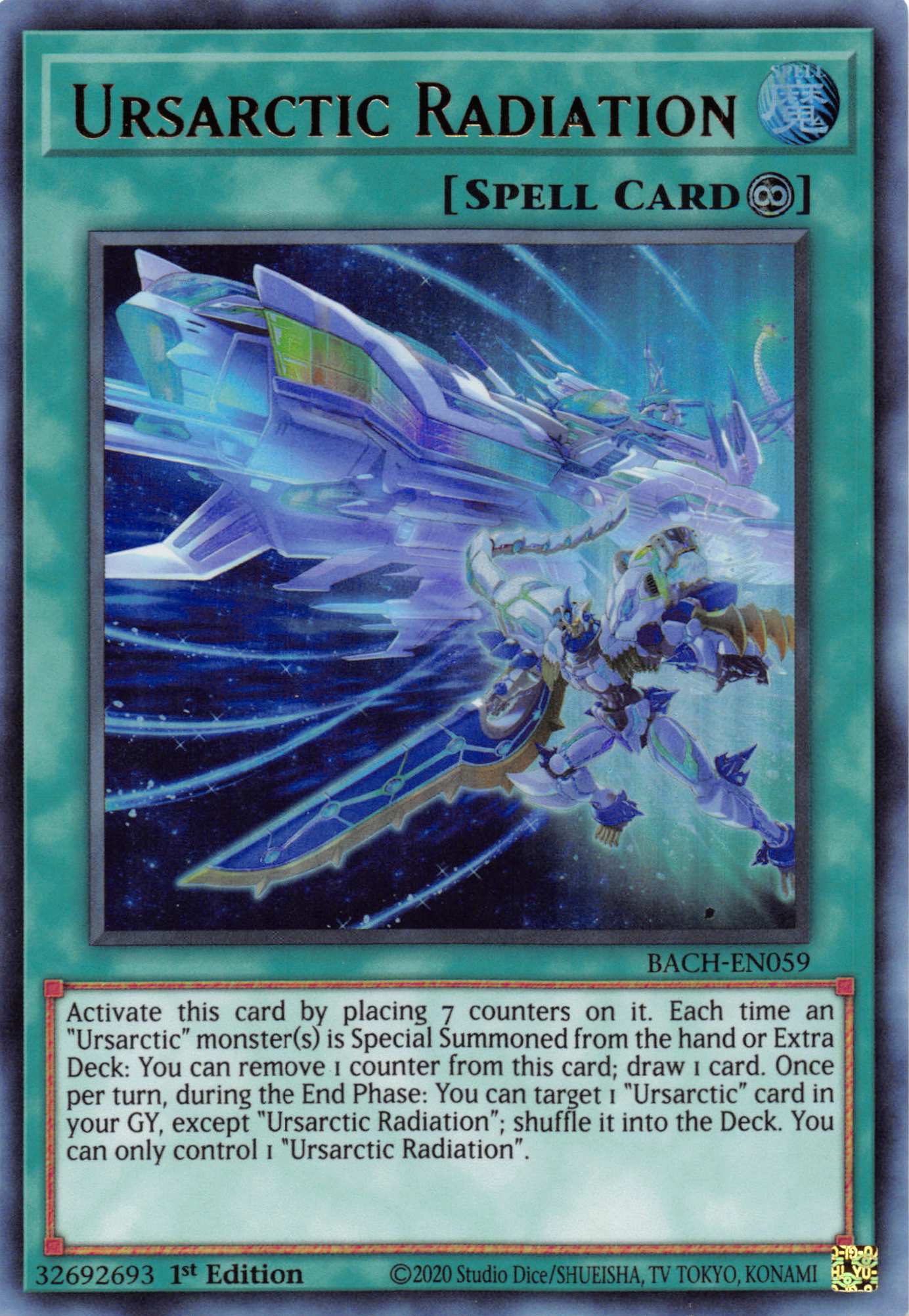 Ursarctic Radiation [BACH-EN059] Ultra Rare | Jomio and Rueliete's Cards and Comics