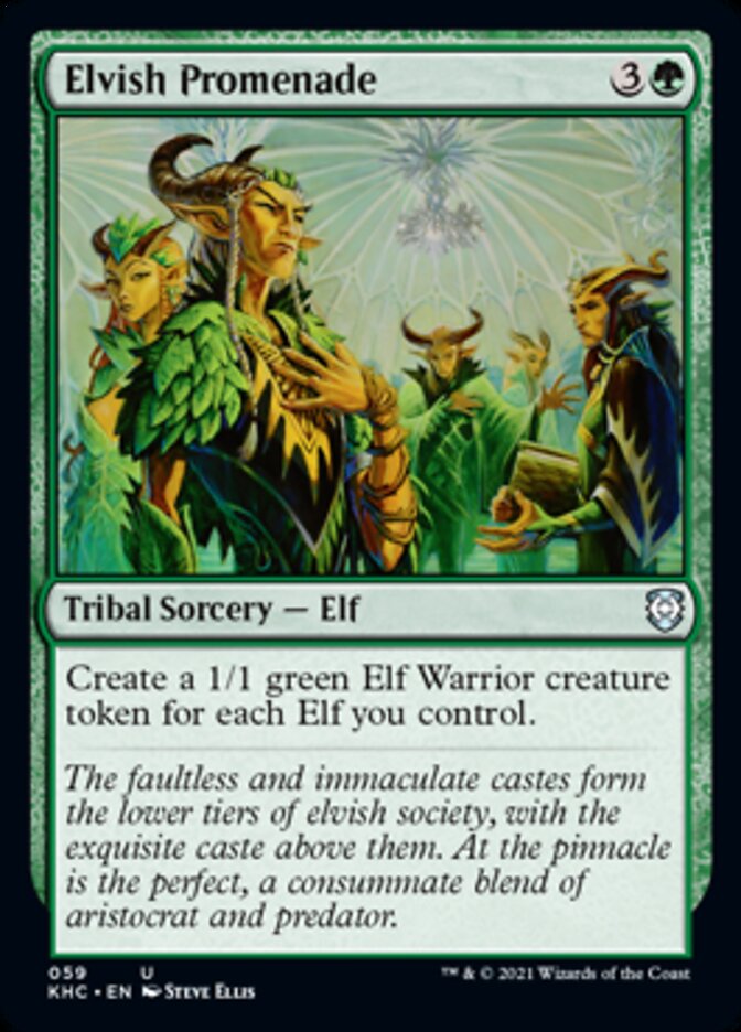 Elvish Promenade [Kaldheim Commander] | Jomio and Rueliete's Cards and Comics