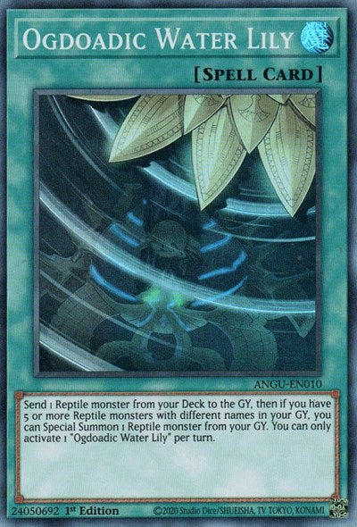 Ogdoadic Water Lily (Super Rare) [ANGU-EN010] Super Rare | Jomio and Rueliete's Cards and Comics