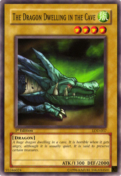 The Dragon Dwelling in the Cave [LOD-037] Common | Jomio and Rueliete's Cards and Comics