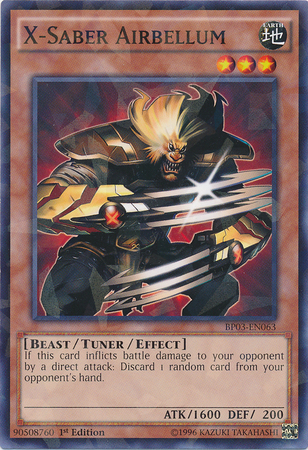 X-Saber Airbellum (Shatterfoil) [BP03-EN063] Common | Jomio and Rueliete's Cards and Comics