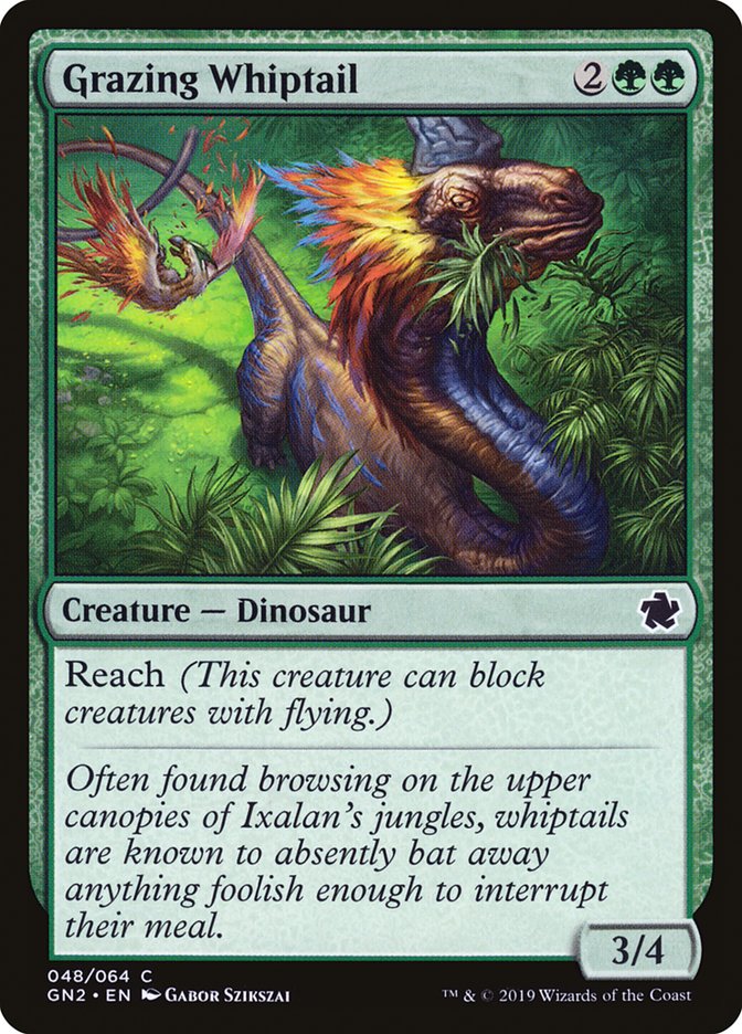 Grazing Whiptail [Game Night 2019] | Jomio and Rueliete's Cards and Comics