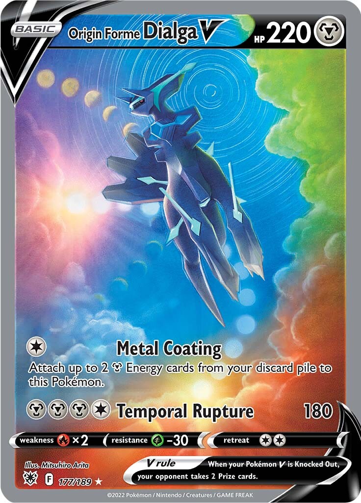 Origin Forme Dialga V (177/189) [Sword & Shield: Astral Radiance] | Jomio and Rueliete's Cards and Comics