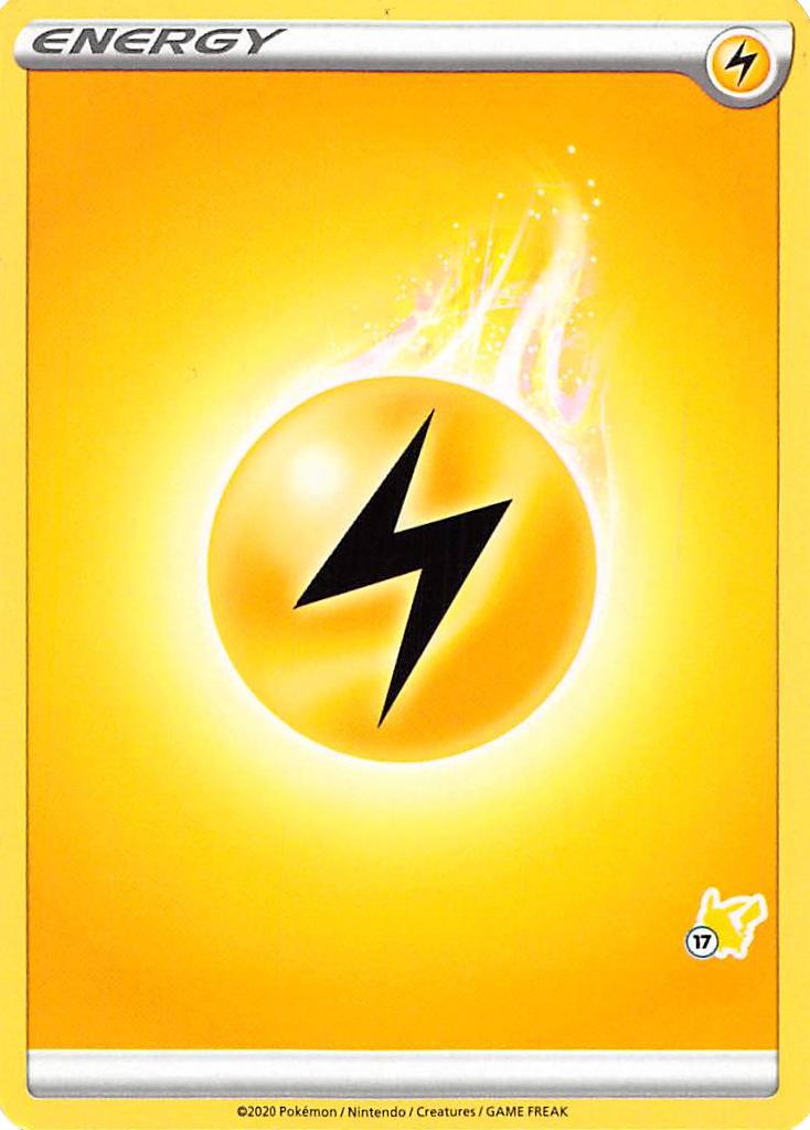 Lightning Energy (Pikachu Stamp #17) [Battle Academy 2022] | Jomio and Rueliete's Cards and Comics