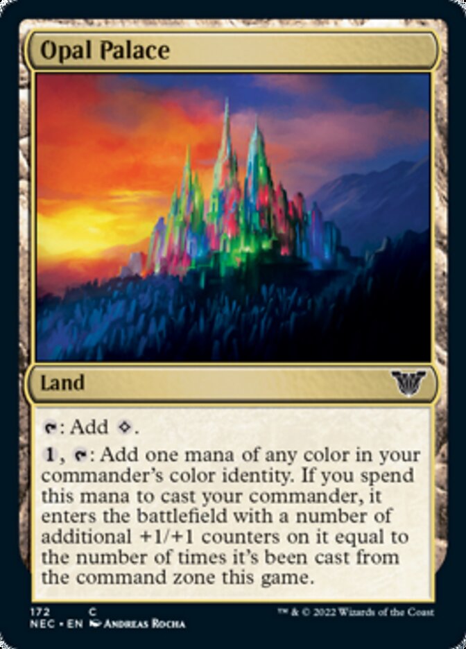 Opal Palace [Kamigawa: Neon Dynasty Commander] | Jomio and Rueliete's Cards and Comics